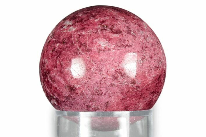 Hot-Pink, Polished Thulite Sphere - Trondheim, Norway #343931